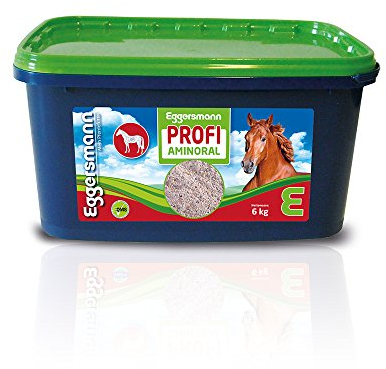 Eggersmann Mein Pferdefutter Profi Aminoral 6 kg – Konzentrat mit essentiellen Aminosäuren – Unterstützt den Muskelaufbau, die Rittigkeit & Ausdauer – Ergänzungsfuttermittel ideal für Sportpferde