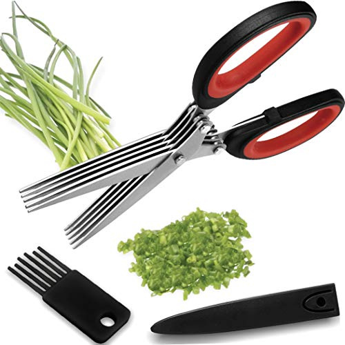 Carl Schmidt Sohn Florina 034979 Herb Scissors with 5 Blades Stainless Steel with Soft Touch 21 cm