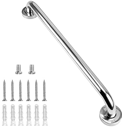 supregear Barra di Sostegno per Bagno, 50 cm Maniglia per Bagno in Acciaio Inox 304, Maniglia di Sicurezza, Maniglia Ausiliaria per Cucina, Camera da Letto, Vasca da Bagno, Doccia e Gradini
