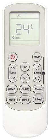 Yisawroy Mando a distancia universal para aire acondicionado, disfruta de un control de temperatura sin esfuerzo para control remoto