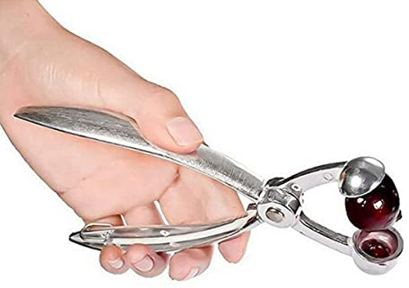 Deshuesador de acero, longitud 18 cm, ideal para quitar el hueso de cerezas, aceitunas y cerezas ácidas