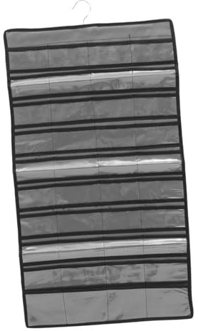MAGICLULU Schmuck Hängende Tasche Faltbarer Ohrringhalter Ohrringhalter-Organizer Ohrstecker Ohrringe Schmuck-Organizer-Tasche Schmuckbeutel zum Aufhängen Kleiderschrank PVC