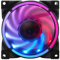 Ventilador de 80 Mm, Ventilador de Caja PWM 5 V ARGB, Ventiladores RGB, 7 Aspas Cojinete Hidráulico MFDB Control de Temperatura Inteligente PWM Ventilador de Caja de PC de 800 a
