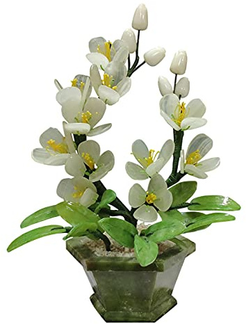 Artificial Plants Artificial Plants Fake Bonsai Tree Jade Orchid Bonsai Artificial Bonsai Desktop Display, Zen Garden Decor Indoor Plant for Home Office Decor Fake Plants Bonsai Tree
