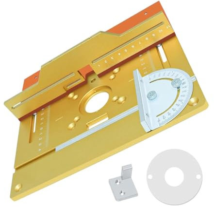 Mesa de fresadora Placa De Inserción De Mesa Enrutador, Fresadora De Madera De Aleación, Máquina De Recorte, Herramienta Auxiliar De Grabado, Bancos De Carpintería Para motores, máquinas de grabado y