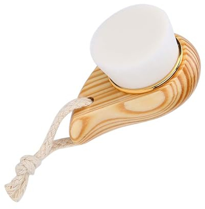 Brosse Douce Pour le Visage,Brosse en Bois pour le Visage Brosse Visage Manuelle Brosse Portable Brosse Nettoyante Brosse Manuelle Ultra Douce Brosse Visage Nettoyante pour Homme et Femme