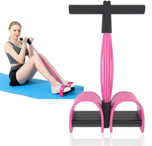 Corde de tension multifonction, 6 tubes élastiques pour pédale de yoga, bande de résistance, corde de tension en latex naturel, équipement de fitness, pour abdominaux, taille, bras, jambes, étirements