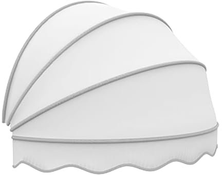 Toldo plegable para exteriores, con forma de abanico, para balcón, techo, protección contra la lluvia UV, para puertas y ventanas