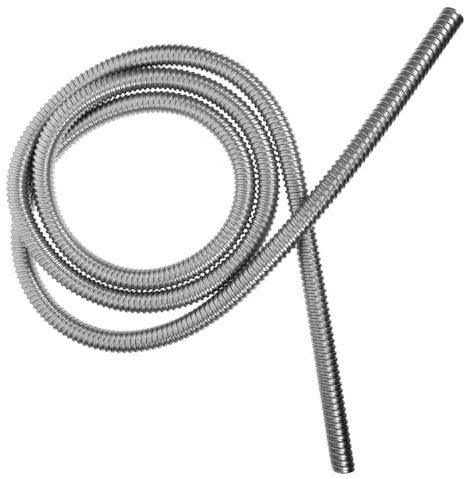 Veemoon Stainless Steel Protective Sleeve Metal Cable Protection Sleeve for Wire Automotive and Home Use
