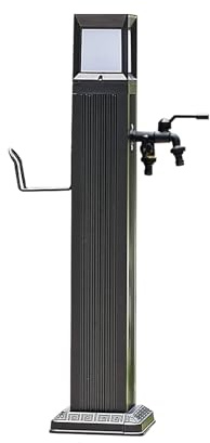Robinet d'eau de jardin extérieur – Fontaine décorative pour une irrigation efficace et un lavage de voiture | Solution d'arrosage élégante pour jardins et espaces extérieurs