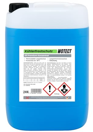 WWotan Solutions WOTECT 20 L Kühlerfrostschutz G11 Kühlmittel Konzentrat