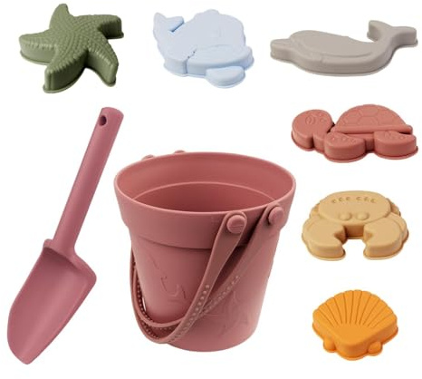Giocattoli da Spiaggia in Silicone Secchiello, e in Silicone