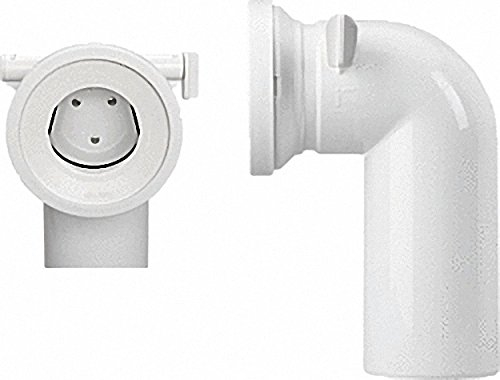 PP-WC-Anschlussbogen DN 100- verriegelbarer abu rat blocker- 90 Grad