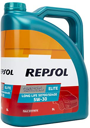 REPSOL Elite L. Life 50700/50400 5W-30 Aceite De Motor Para Coche, 5L
