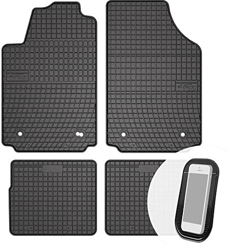 Moto-Moltico - Alfombrillas de goma para coche, 4 piezas, aptas para Audi A2 2000-2005