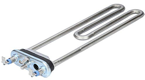 Kenekos - Elément chauffant 230V, thermoplongeur compatible avec machine à laver Bosch/Siemens, Constructa, Balay, comme 12029196 (remplace 265961/00265961), 230 V 2050 Watt-avec trou pour sonde NTC