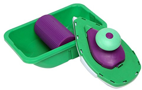 rongweiwang Point & Paint Easy Paint Pads Point Painting Painter Set Kit Roller Tray Multifunction Tool and Sponge Set Kit Household DIY Painting Kit