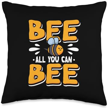 Beekeeper Design For Honey Bees Lover - Bee All You Can Bee Throw Pillow