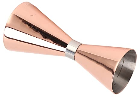 Cocktail Jigger Cocktail Double Jigger 304 Bar en Acier Inoxydable Tasse à Mesurer avec Scale Shot Jigger Japonais Barre Professionnelle Alcool Outils de Mesure pour la Fête (Or rose)