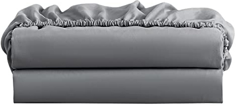FreshCulture Full Fitted Sheet Only 2 Pack - Hotel Quality Fitted Sheet Full Size - Ultra Soft & Breathable - Brushed Microfiber - Deep Pocket - Cooling Fitted Sheets for Full Size Bed (Dark Grey)
