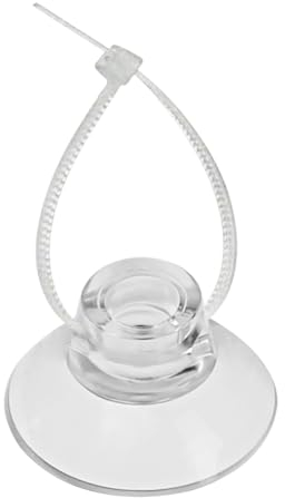 Pawfly 20er-Pack Aquarium-Saugnäpfe und 40 Stück verstellbares Reißverschluss-Kabel-Set Fischbecken-Zubehör für Bindung Moosbefestigung Luftschlauch-Dekor Garnelen-Nester und Reptilien-Hängematten‌