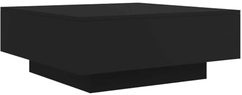 vidaXL Couchtisch Schwarz 80x80x31 cm Holzwerkstoff