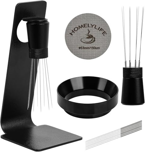 HOMELYLIFE WDT Tool Espresso Puck Screen, 53mm Coffee Accessories Kit