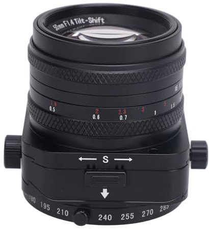 Obiettivo per Fotocamera con Cornice APS C da 50 Mm F1.4, Obiettivo Tilt Shift con Messa a Fuoco Manuale Ad Ampia Apertura per Porta M4/3 per Fotocamera G1 G2 E PL1 E PL2