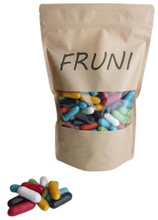 FRUNI Bunte Lakritz Stangen XXL 1 KG