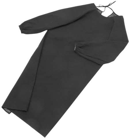 jojofuny Oil Long Sleeve Apron for Kitchen Cooking Work Dishwashing Unisex Easy to Clean Smock Overall