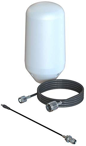 Scan Iridium GO! Antenna omnidirezionale passiva | Boost segnale satellitare | Uso marino e remoto | Montaggio facile | Design robusto | 10M - 65000-031-GO | con montaggio su palo