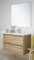 Aquore | Conjunto de Baño Suspendido con 2 Cajones Modelo Dundee | Mueble de Baño Suspendido Fondo 45 cm | Incluye Lavabo Cerámica Blanco (Roble Ostippo, 80 x 45 x 59 cm)