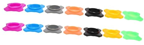 iplusmile 20 pièces Anneaux de Protection Silicone Antidérapants pour Microphones Sans Fil à Main Lot de Bague Anti-roulade pour Ktv Conférences et Scènes Couleur Couleur Aléatoire