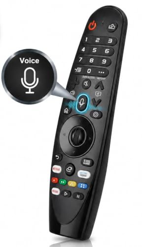 Télécommande Universelle pour L-G-Smart-TV Rechange Magic Remote MR20GA | Rechange 19BA/18BA/21GA/22GA/23GA/650A/AKB75855501 | Compatible avec LG LED/HDTV/UHD/OLED/3D/4K | Pointeur et Vocale