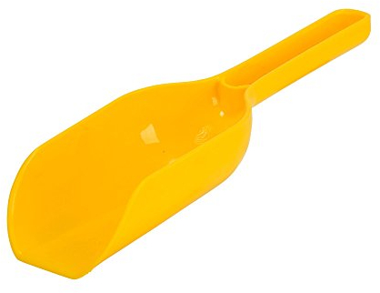 Simba 107108793, Kunststoff Mehlschaufel, es Wird nur EIN Artikel geliefert, Sandspielzeug, Sandschaufel, Sandkasten, ab 10 Monate, Rot, Blau, Grün oder Orange, 23 cm, 100 g