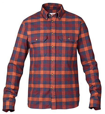 FJÄLLRÄVEN Skog Skog Skjorta för män M Långärmad T-shirt BLÅ XXL