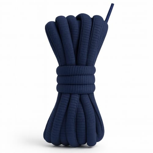 Navy Oval Trainer 120cm laces for Gym, Running & Basketball Trainers