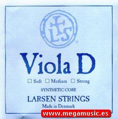 CUERDA VIOLA - Larsen (Sintetico/Plata) 2ª Fuerte Viola 4/4