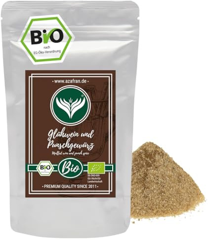 Azafran BIO Glühwein, Punsch (Apfelpunsch bzw Kinderpunsch) oder Apfelkuchen Gewürz Gewürzzucker 250g