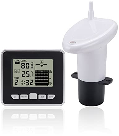 Ultraschall Wasserstand Sensor Sensor Funk Flüssigkeitssensor Wasserstand Wasserstand Wasserstand Sensor mit Temperaturanzeige