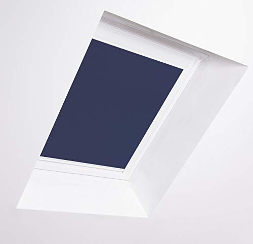 Bloc Blinds - Tende oscuranti per finestre da Tetto Velux, Telaio in Alluminio, Colore: Bianco