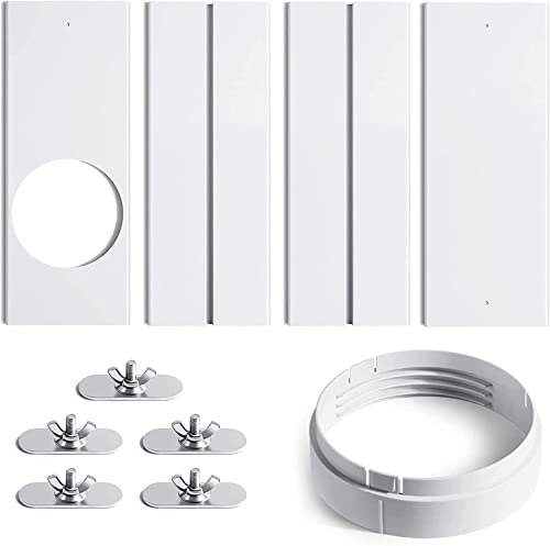 LINGKY Joint De Fenêtre,Kit De Joint en PVC pour Fenêtre Coulissante De Climatisation Mobile Ajustable,Climatiseur Portable pour Tuyaux avec Diamètre De Climatisation AC De 15 Cm (Tuyau de 15cm)