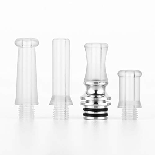 RUIYITECH Kit de punta de goteo 510 para Berserker V2 MTL RTA/COG MTL RTA/Glaz Mini/Kree RTa/Zenith Pro/BSKR RTA/YDDZ T1 V1/Ares 2 (transparente)