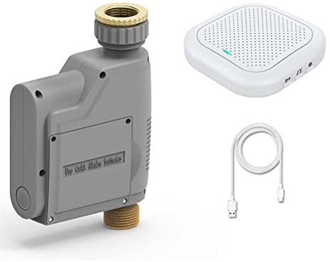 Válvula de agua inteligente Apagado Temporizador de rociadores de jardín Temporizador de riego inteligente Control remoto inalámbrico Wi-Fi automático Temporizador de riego programable para el jardí