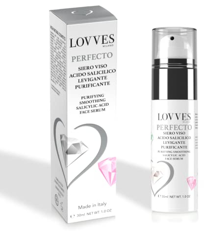 LOVVES Reinigendes Gesichtsserum, für Fettige und Mischhaut, mit Salicylsäure, Glättet und Reinigt die Haut, Wirkt Unreinheiten Entgegen, Reguliert die Talgproduktion, Hochwertige Naturkosmetik, 30 ml