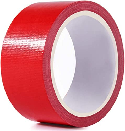 ZRWASKA® Duct Tape - Waterproof, Gaffer, Super Sticky Gaffa, Heavy Duty, High Strength, Red, 48MMx10M (Pack 1)