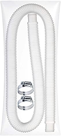 Tuyau de vidange extensible, tuyau de remplacement de piscine, tuyau de pompe de piscine, tuyau de pompe de filtre, port de vidange durable, tuyau d'arrosage for spa, aquarium, piscine (couleur : noir