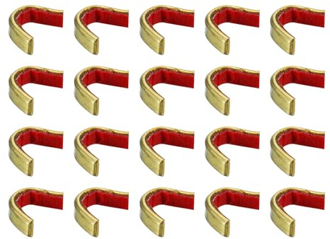 PATIKIL Bow String Nocking Points, 20 Pack Brass Archery Bowstring Nock Point Buckle Clip for Recurve and Compound Bow