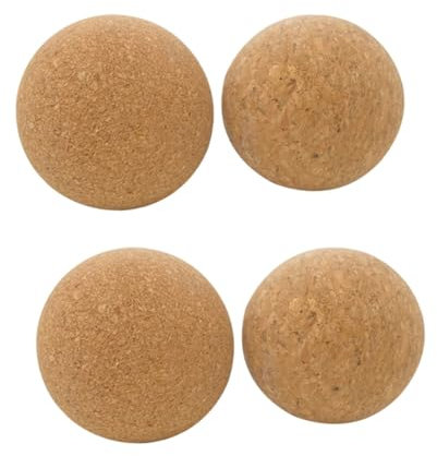 TOPBATHY 4 Stück Dekanter-Kugelverschluss holzstopfen weinliebhaber Wasserflaschen verschleißfester Dekanterstopfen kleiner Weinstopfen tragbar Wasserkocher Stopper Kork Yoga-Ball Fitness