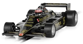Scalextric C4494 Lotus 79-Mario Andretti-1978 World Champion Edition Slot-Cars, Schwarz
